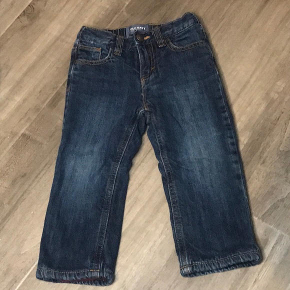 Old Navy toddler inside fleece Jeans - Picture 1 of 7